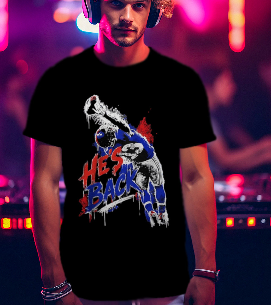 Odell Beckham Jr. He's Back 13 New York Giants Iconic Catch T-Shirt