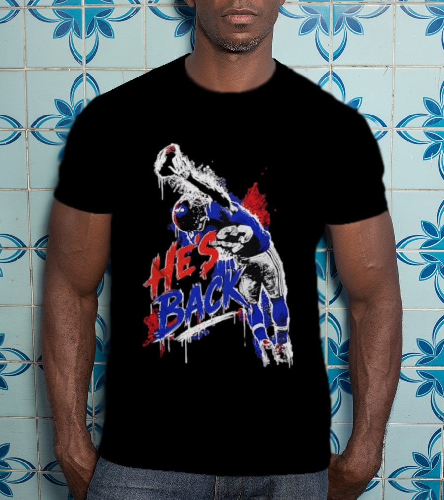 Odell Beckham Jr. He's Back 13 New York Giants Iconic Catch T-Shirt