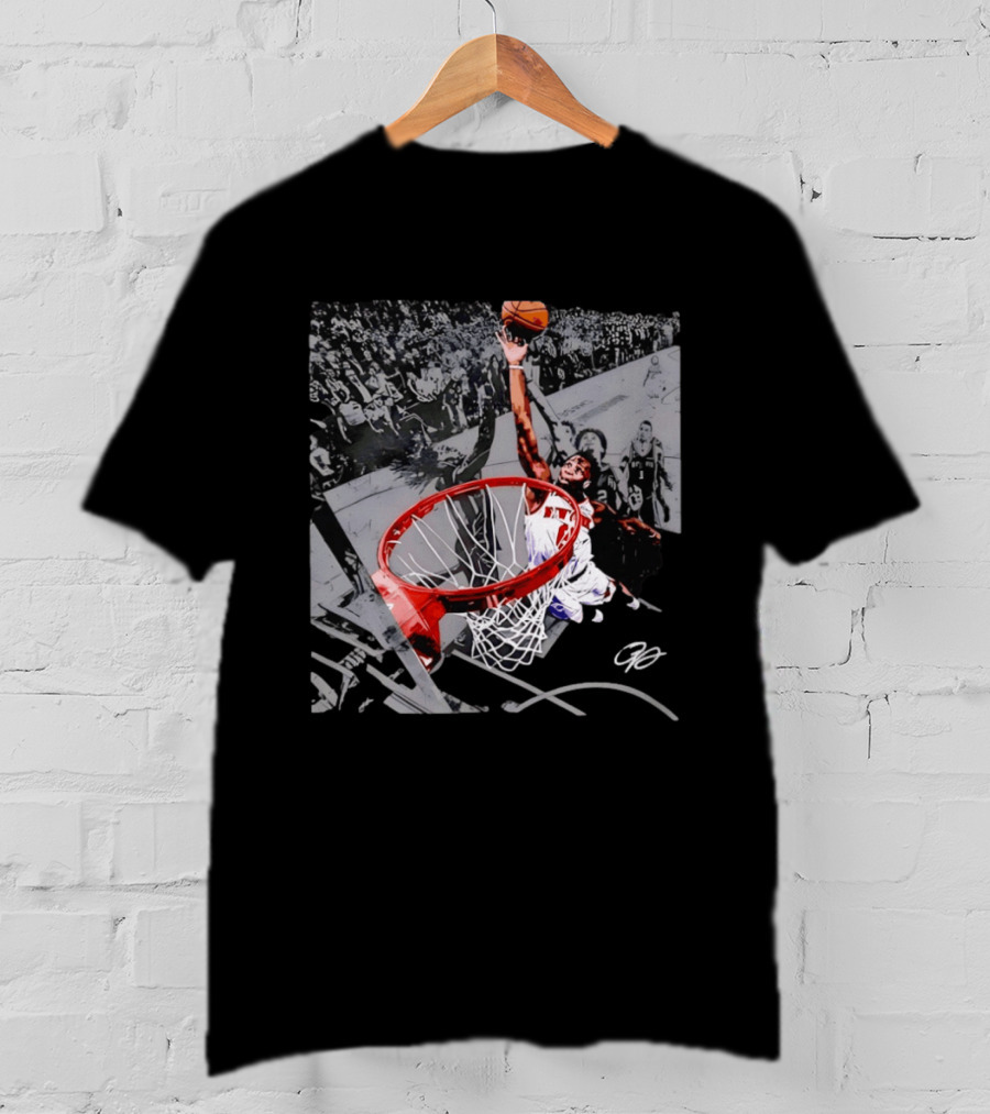 OG Anunoby Dunking New York Knicks 2026 NBA Action T-Shirt