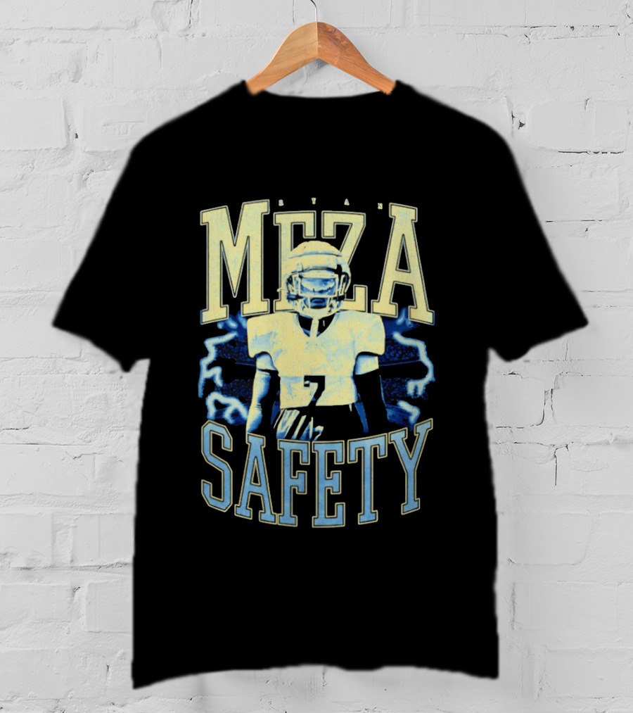 Ryan Meza Safety Football Player Number 7 T-Shirt