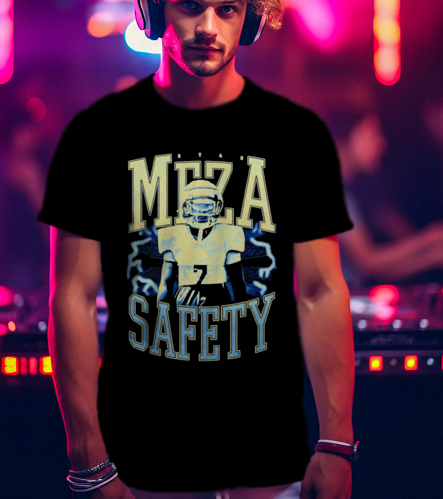 Ryan Meza Safety Football Player Number 7 T-Shirt