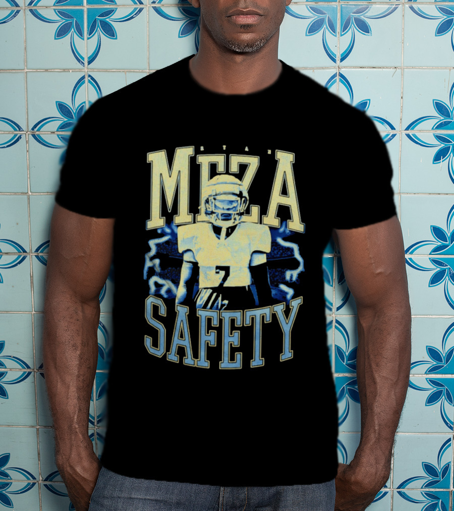 Ryan Meza Safety Football Player Number 7 T-Shirt