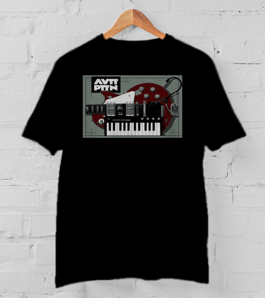 AVTT PTN Guitar And Keyboard Cleveland OH June 18 Tour 2026 T-Shirt