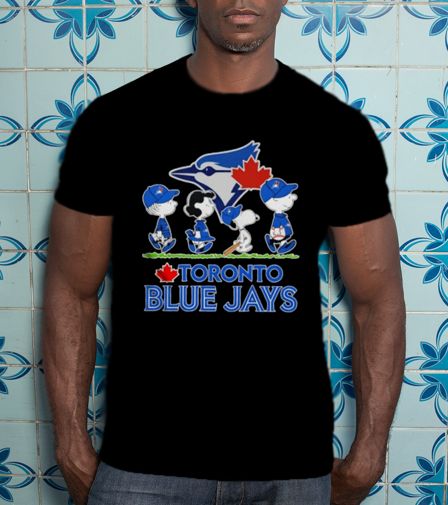 Toronto Blue Jays Snoopy Charlie Brown Lucy Linus Abbey Road 2026 T-Shirt