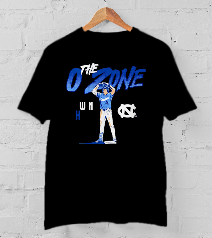 UNC Baseball The O Zone Owen Hull Carolina 8 T-Shirt