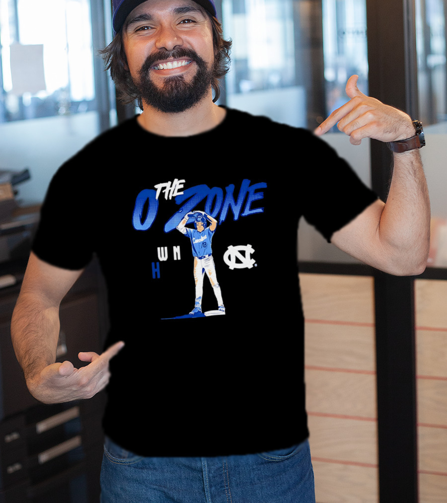 UNC Baseball The O Zone Owen Hull Carolina 8 T-Shirt