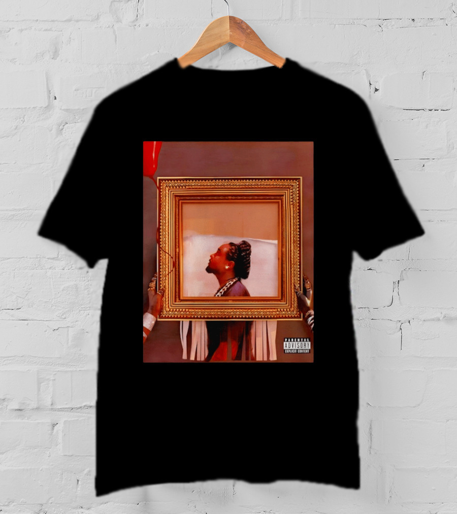 Wale Album Cover Parental Advisory Explicit Content Picture Frame T-Shirt