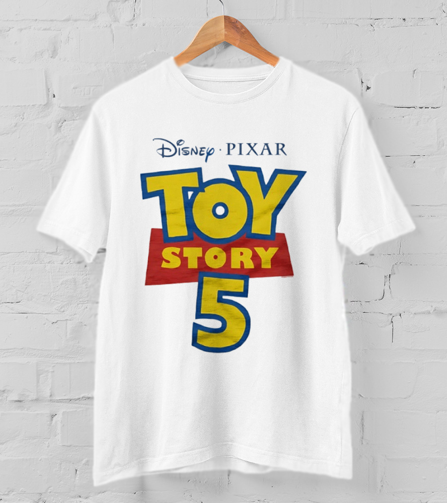 Disney Pixar Toy Story 5 Animated Adventure Movie T-Shirt