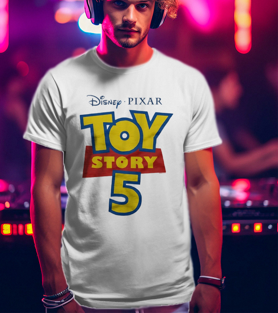 Disney Pixar Toy Story 5 Animated Adventure Movie T-Shirt