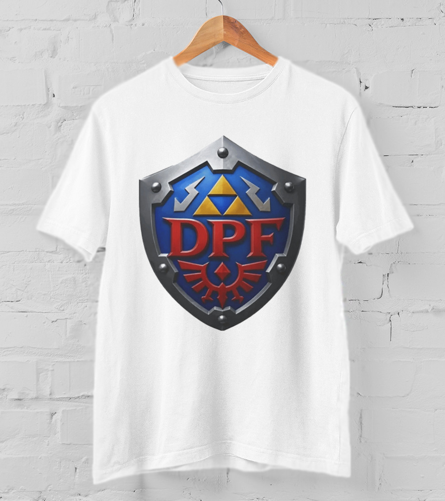 DPF Crest Shield Hylian Gamer Zelda TriForce T-Shirt