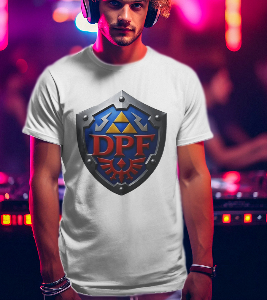 DPF Crest Shield Hylian Gamer Zelda TriForce T-Shirt