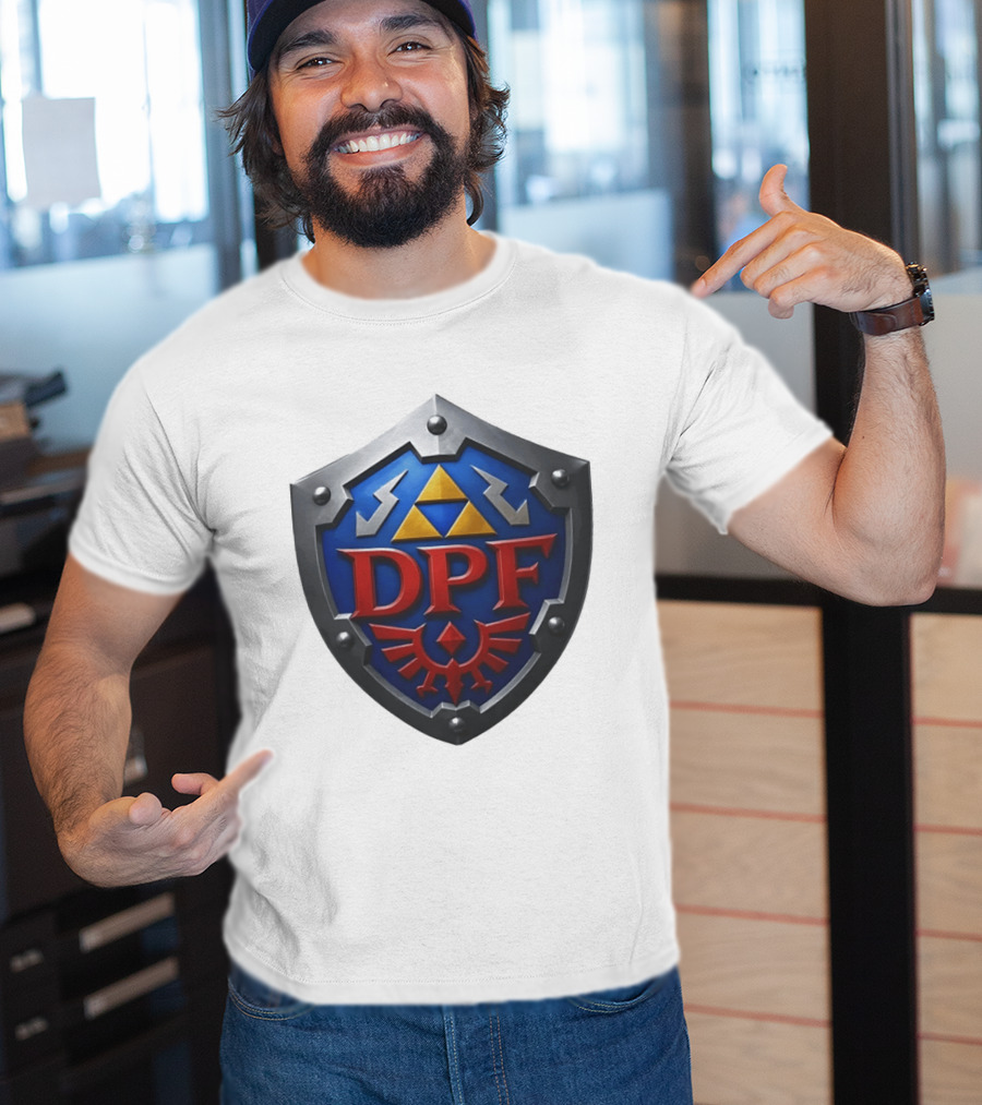 DPF Crest Shield Hylian Gamer Zelda TriForce T-Shirt