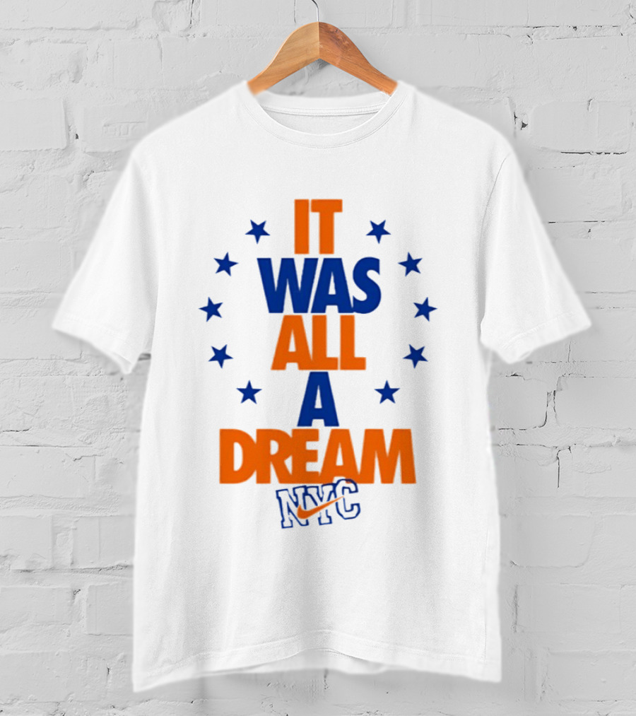 New York Knicks It Was All A Dream NYC Notorious BIG T-Shirt