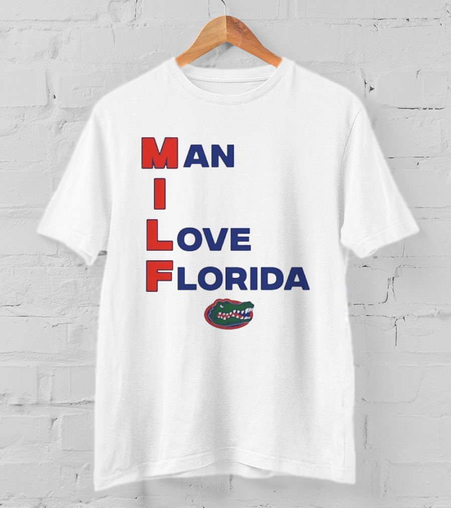 Man I Love Florida Gators College Football Gator T-Shirt