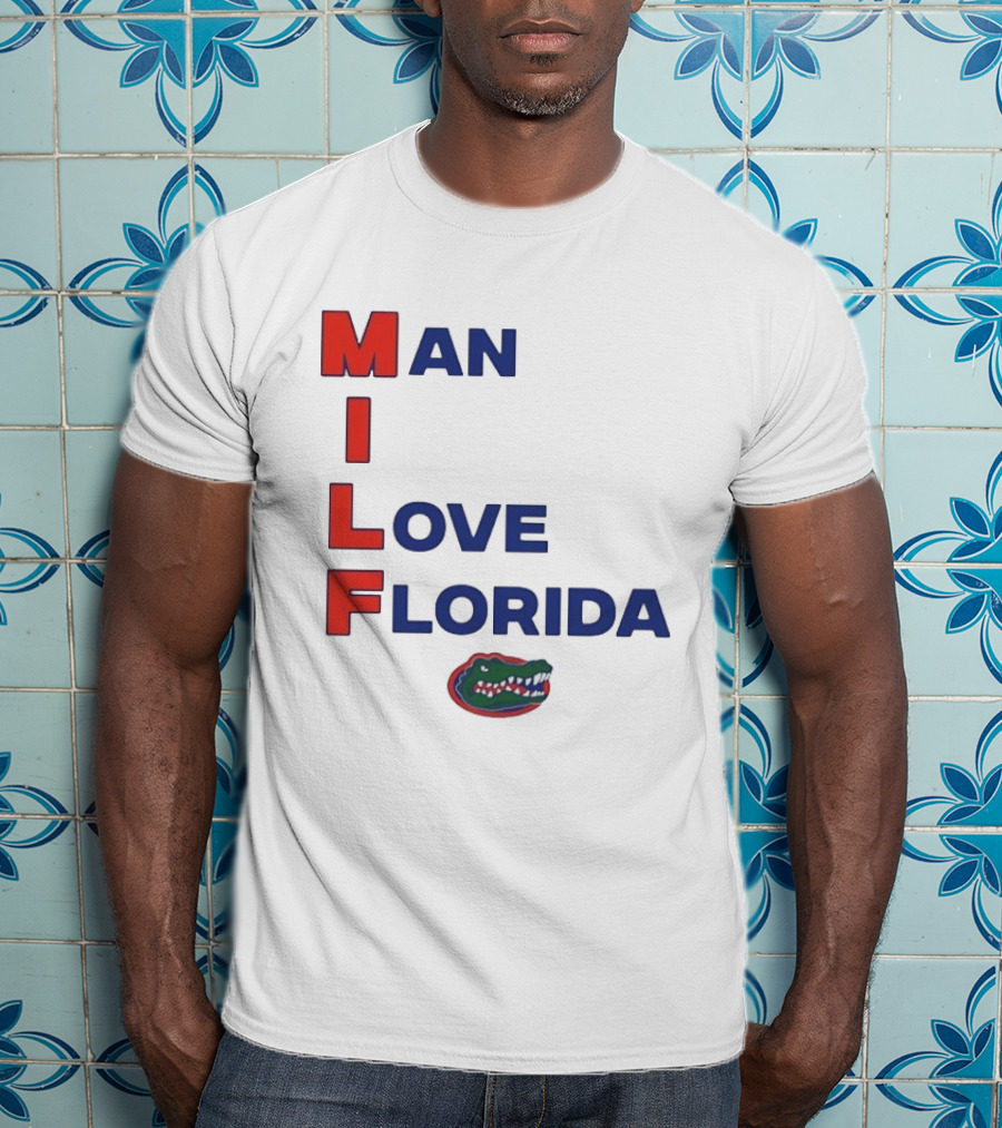 Man I Love Florida Gators College Football Gator T-Shirt