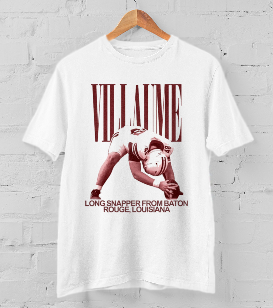Villaume Long Snapper Baton Rouge Louisiana Football Player T-Shirt
