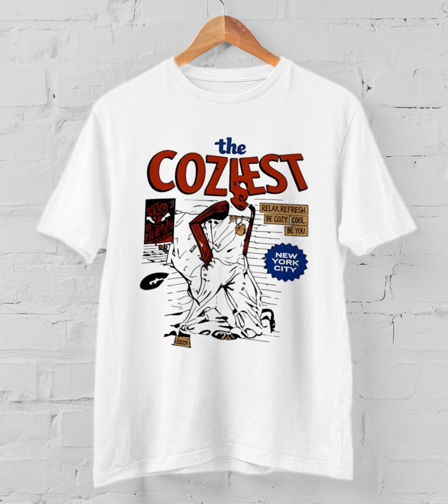 Jalen Brunson The Coziest New York City Relax Refresh Be Cozy Cool Be You T-Shirt