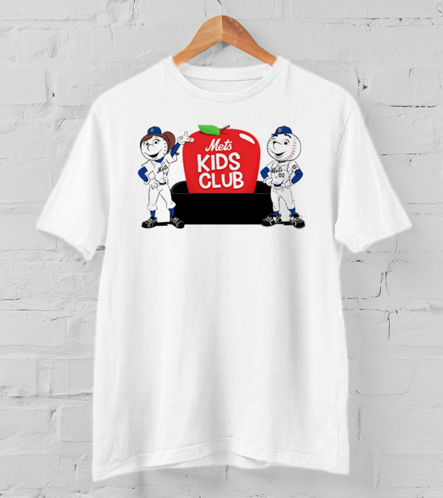 Mr And Mrs Met Kids Club New York Mets T-Shirt