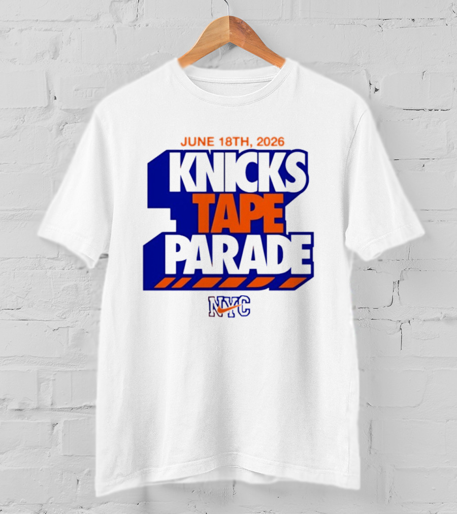 June 18th 2026 Knicks Tape Parade NYC NBA T-Shirt
