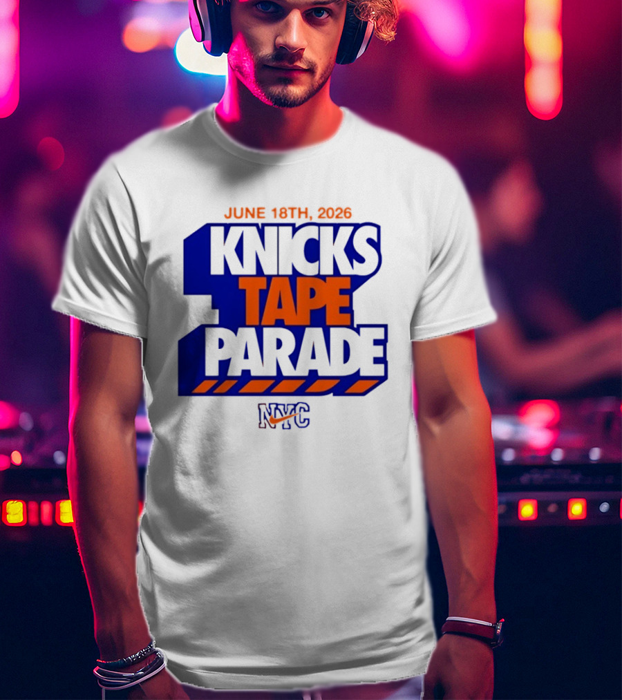 June 18th 2026 Knicks Tape Parade NYC NBA T-Shirt