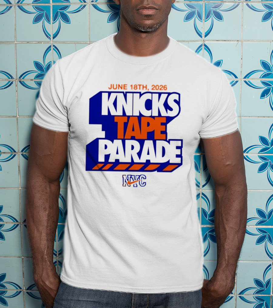 June 18th 2026 Knicks Tape Parade NYC NBA T-Shirt
