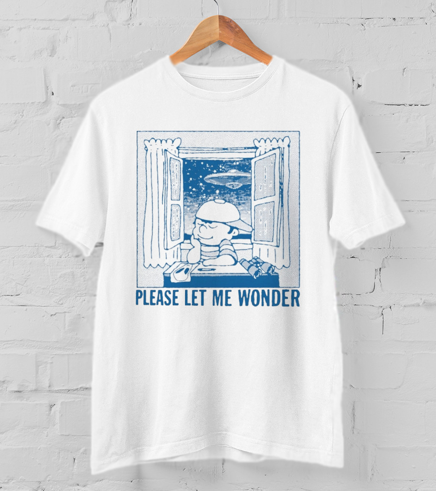 EarthBound Mother 2 Ness Please Let Me Wonder UFO Window Scene T-Shirt