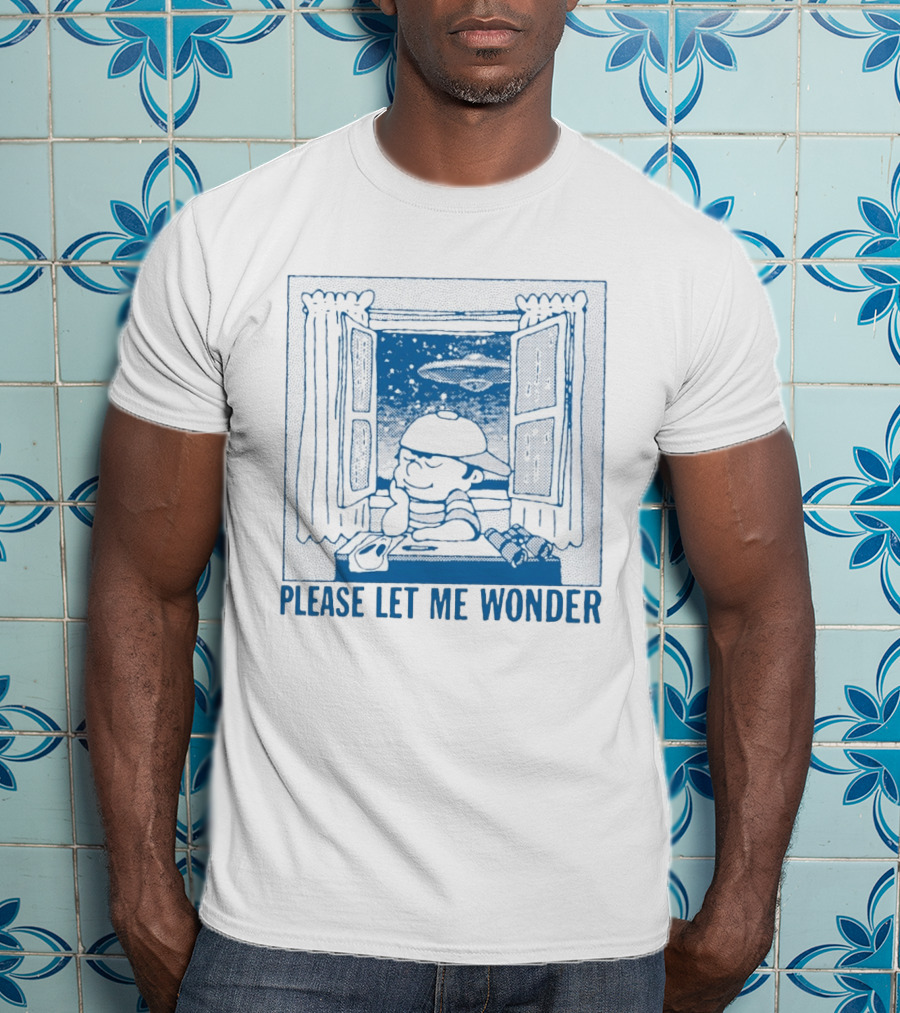 EarthBound Mother 2 Ness Please Let Me Wonder UFO Window Scene T-Shirt