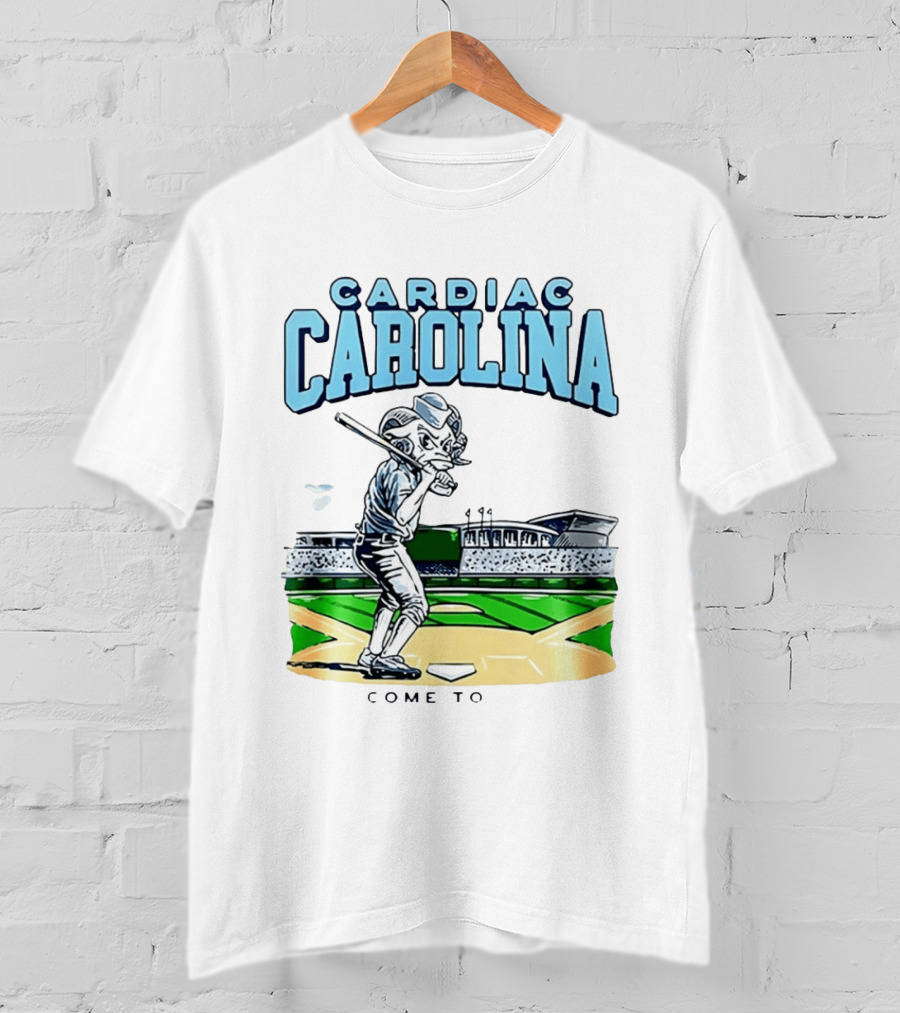 Cardiac Carolina Come To Omaha North Carolina Tar Heels X Cardiac Carolina Welcome To Omaha 2026 T-Shirt