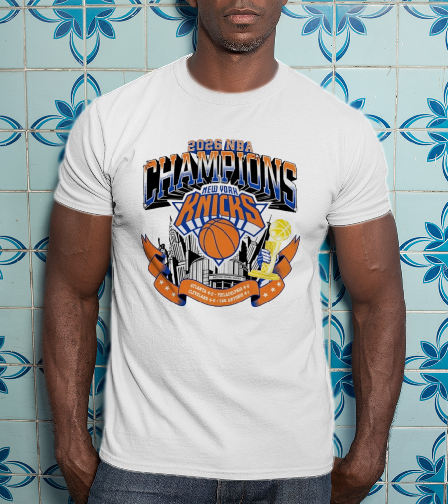 2026 NBA Champions New York Knicks Madison Square Garden T-Shirt