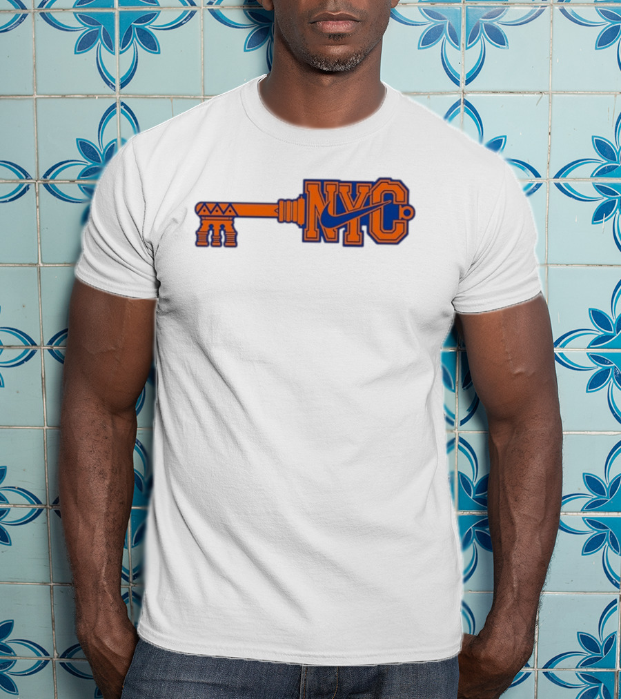 NYC Key New York Knicks Basketball Nike T-Shirt