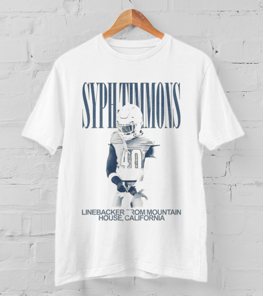 Syph Timmons Linebacker Orlando California Football 40 T-Shirt