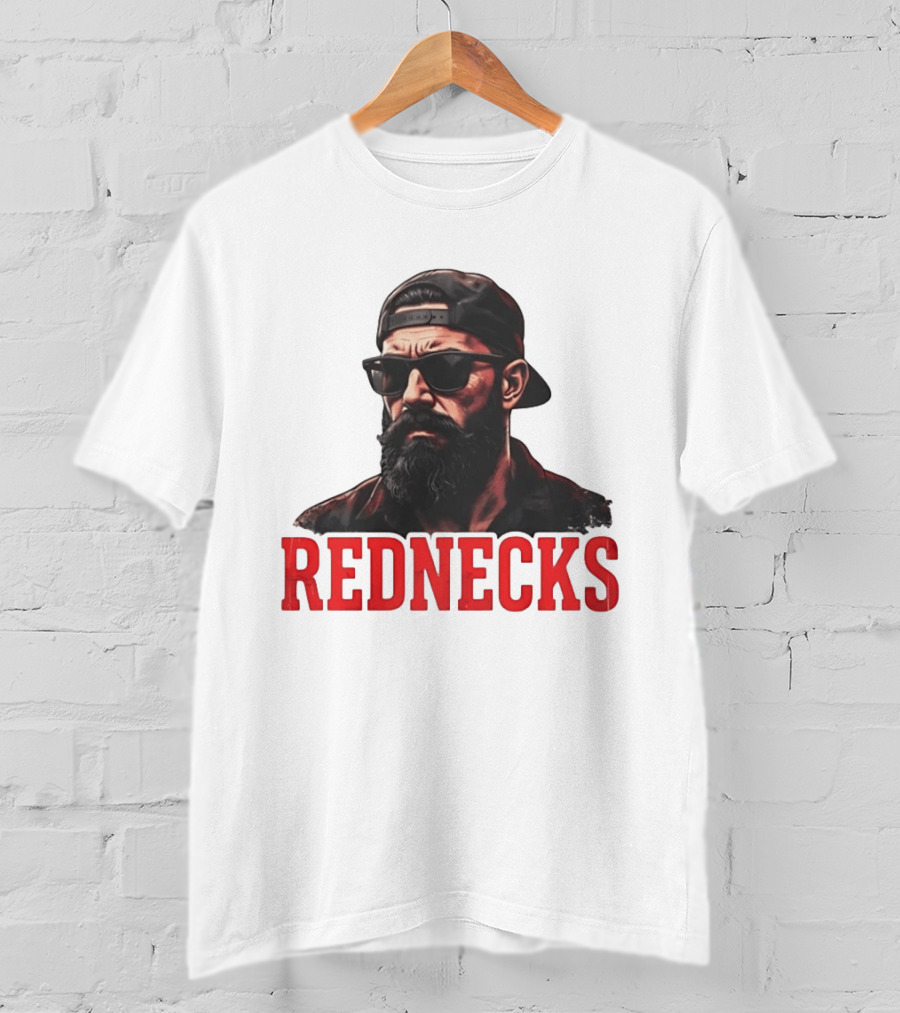 Rednecks Bearded Man Sunglasses Country Life T-Shirt