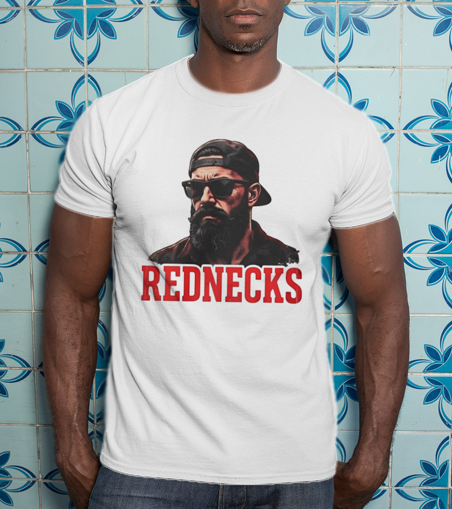 Rednecks Bearded Man Sunglasses Country Life T-Shirt
