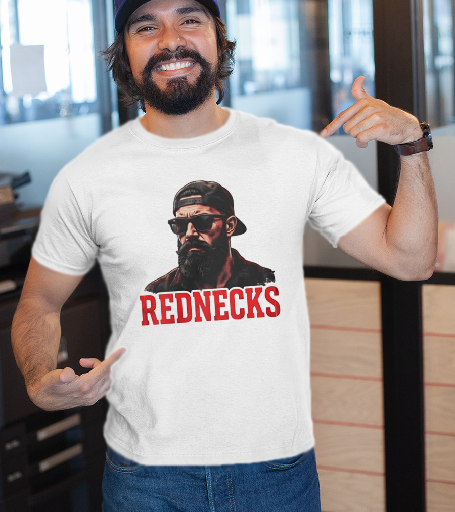 Rednecks Bearded Man Sunglasses Country Life T-Shirt