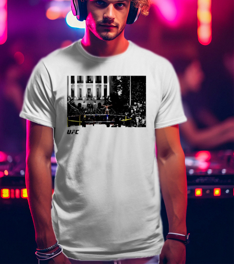UFC Diego Lopes Freedom 250 Victory Iconic Octagon Celebration T-Shirt