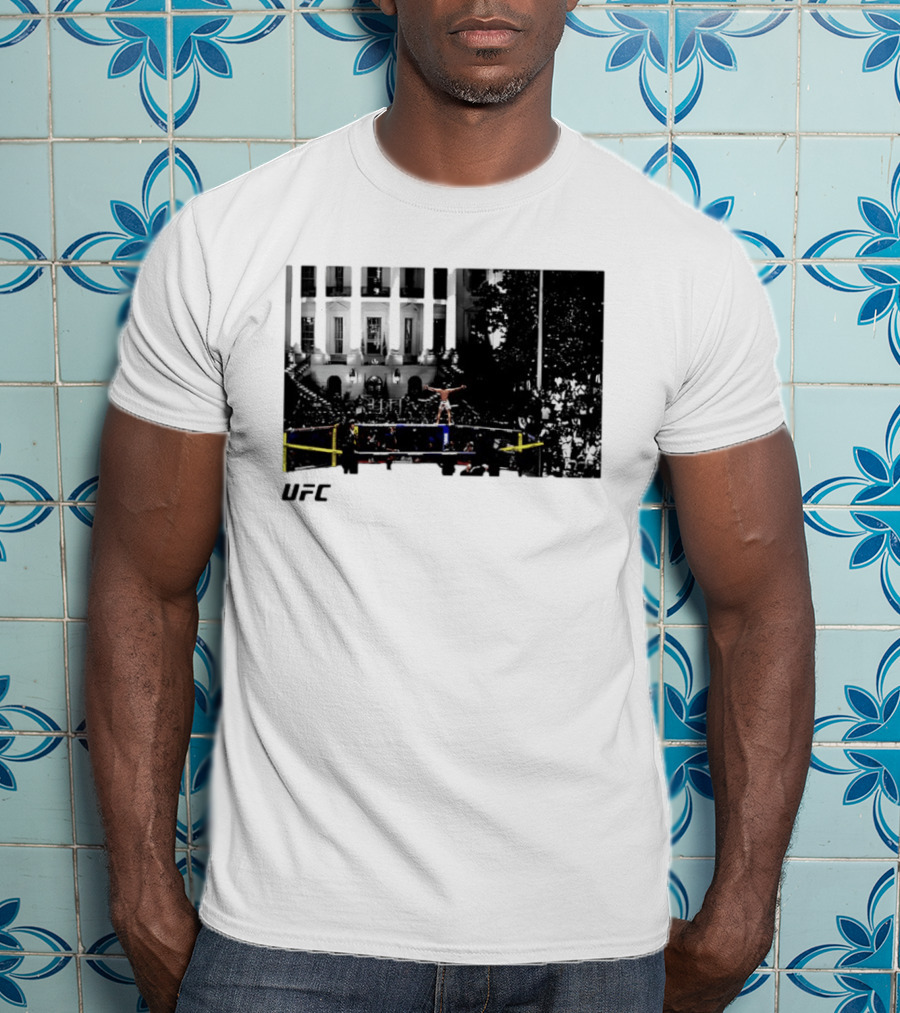 UFC Diego Lopes Freedom 250 Victory Iconic Octagon Celebration T-Shirt