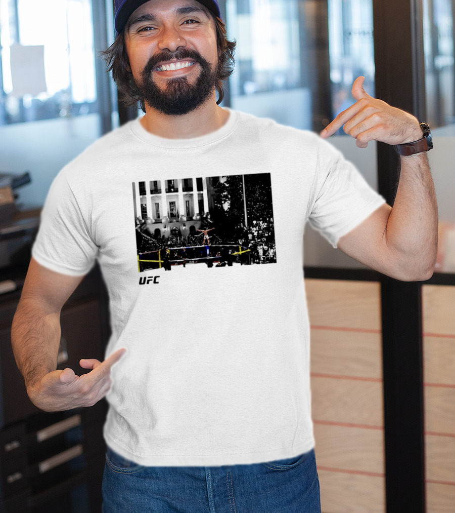 UFC Diego Lopes Freedom 250 Victory Iconic Octagon Celebration T-Shirt