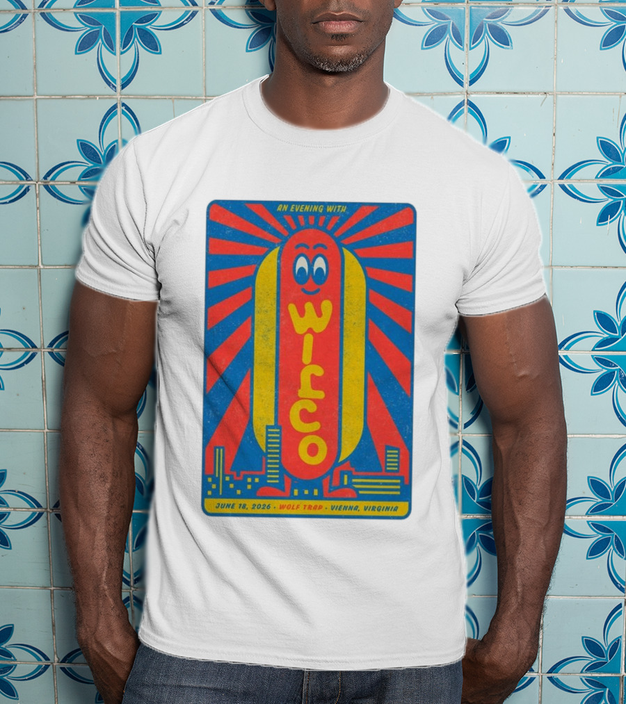 An Evening With Wilco June 18 2026 Wolf Trap Vienna Virginia T-Shirt