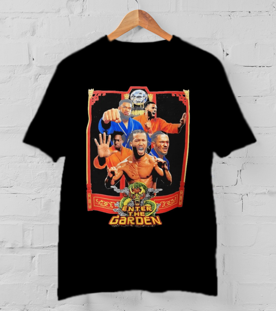 Jalen Brunson Karl Anthony Towns Mikal Bridges Josh Hart Enter The Garden Knicks Basketball T-Shirt