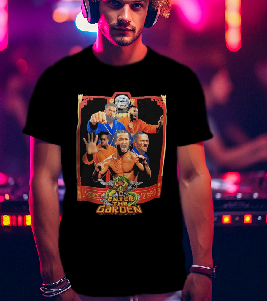 Jalen Brunson Karl Anthony Towns Mikal Bridges Josh Hart Enter The Garden Knicks Basketball T-Shirt
