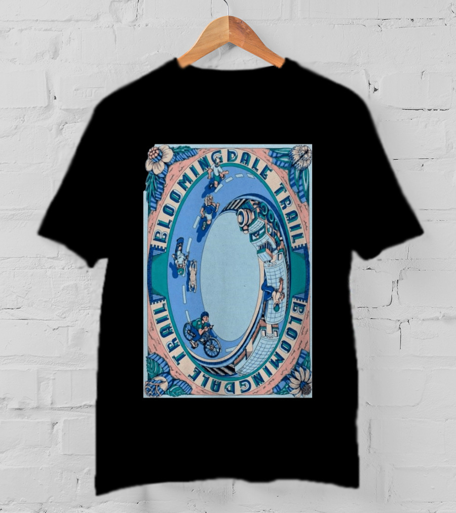 Bloomingdale Trail Scenic Pathway Bicycle Adventure Signed T-Shirt