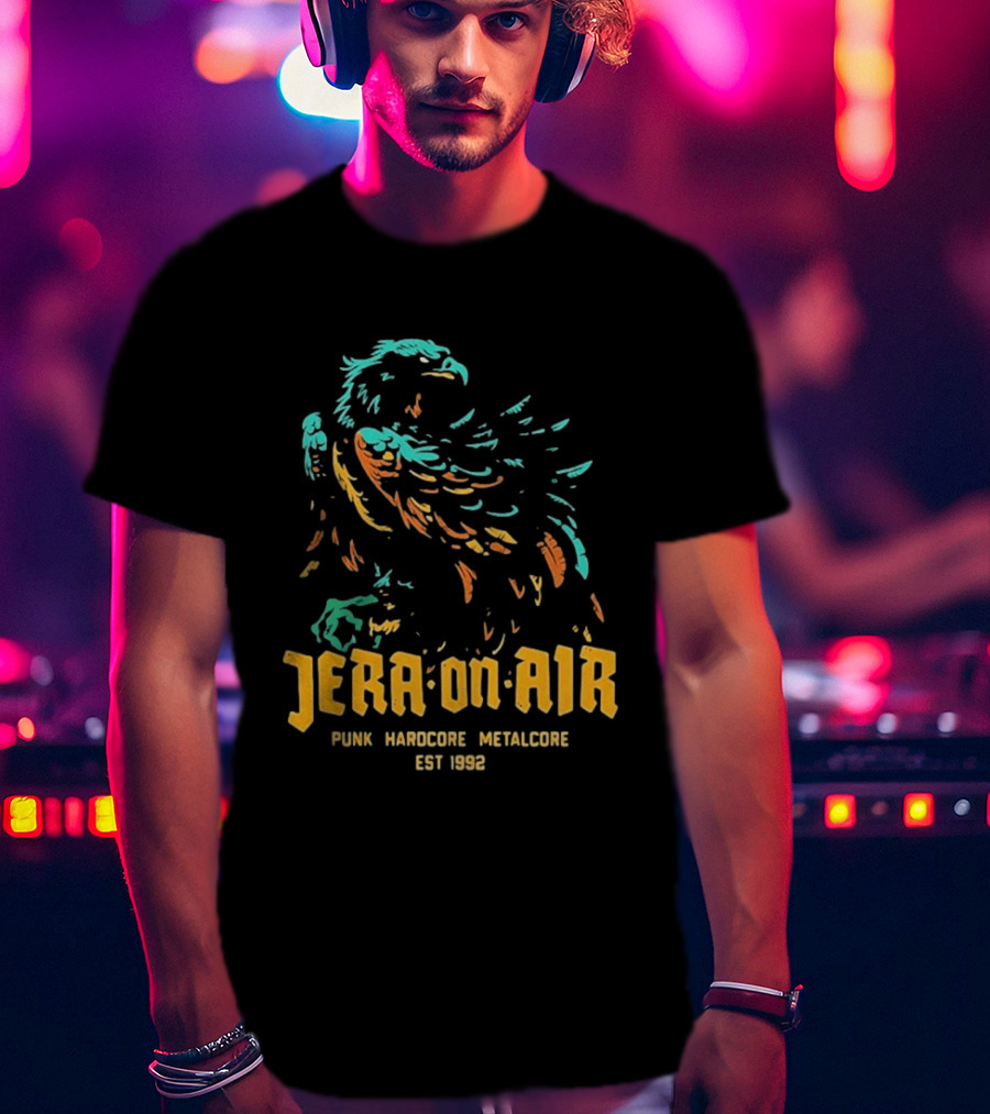 Jera On Air Punk Hardcore Metalcore Eagle Est 1992 T-Shirt