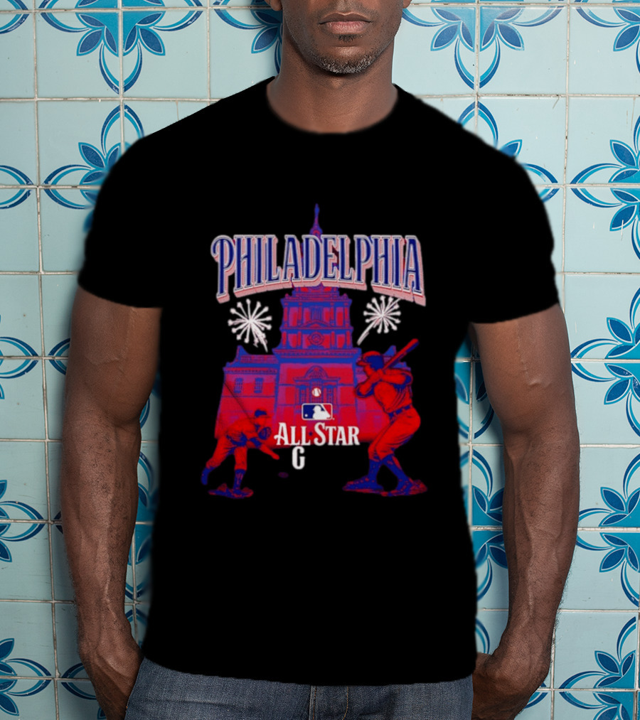 Philadelphia MLB All Star Game 2026 Independence Hall Baseball T-Shirt