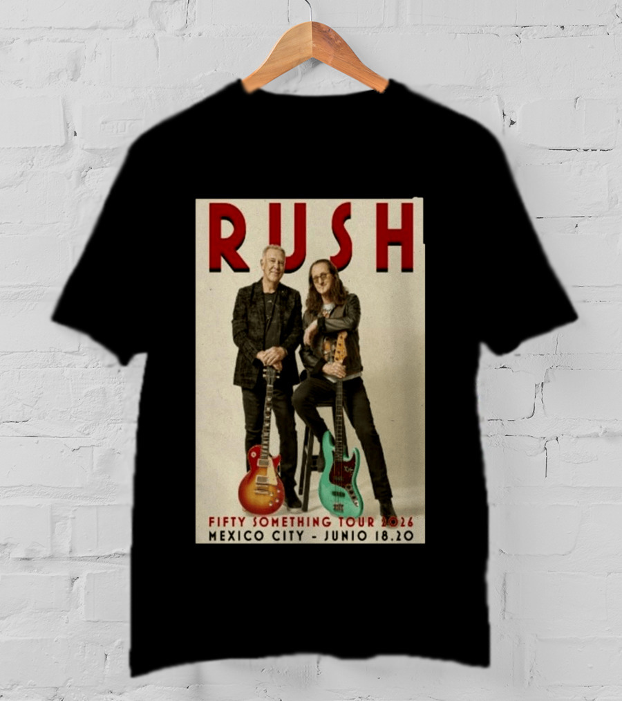 RUSH Mexico City Fifty Catfifty June 19 2026 Show T-Shirt