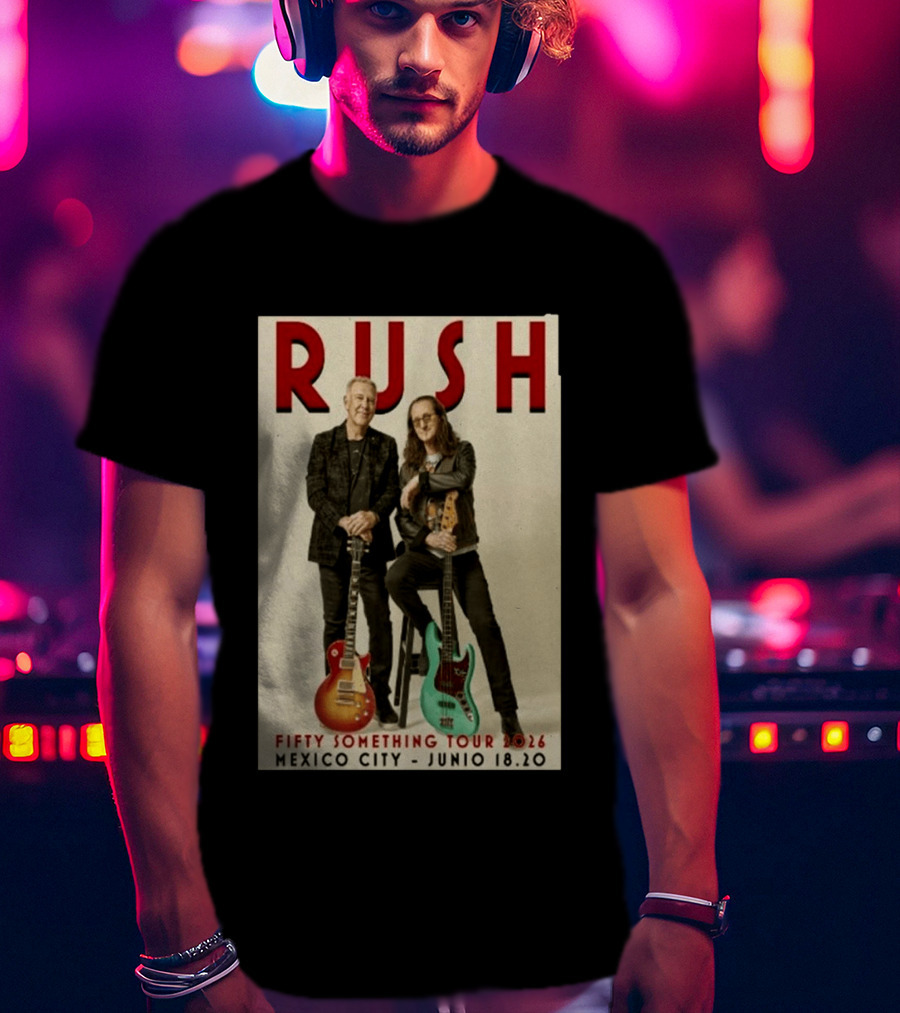 RUSH Mexico City Fifty Catfifty June 19 2026 Show T-Shirt