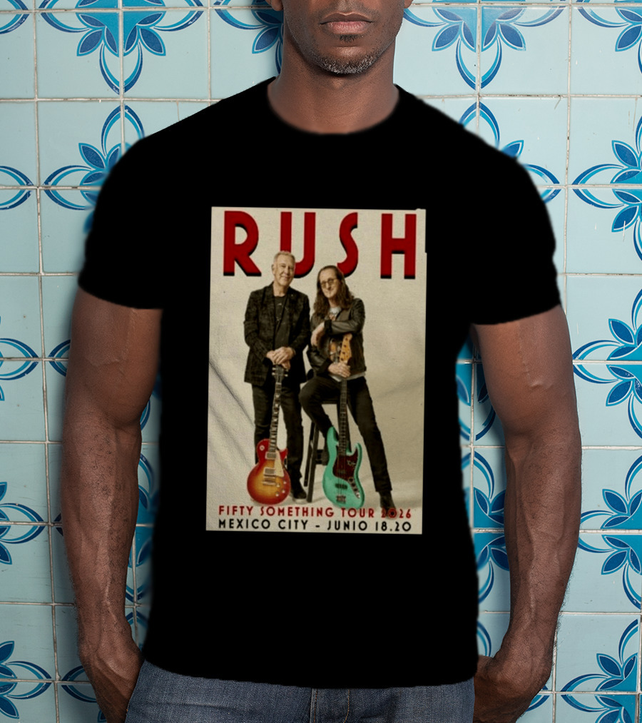 RUSH Mexico City Fifty Catfifty June 19 2026 Show T-Shirt
