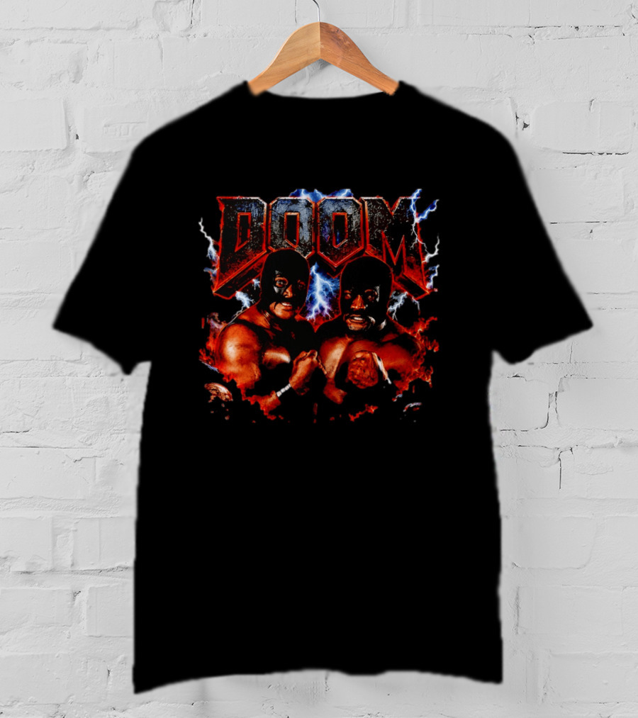 Doom Pro Wrestling Tag Team Ron Simmons Butch Reed T-Shirt