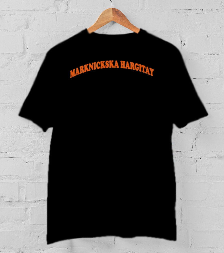 Mariska Hargitay's Son Wearing Marknickska Hargitay Knicks Parade T-Shirt