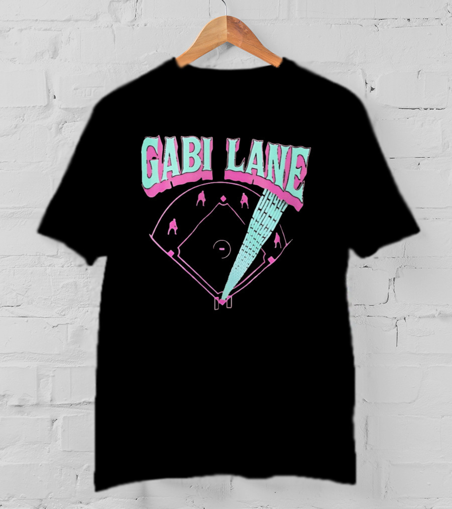 Gabi Lane Baseball Field Diamond Players T-Shirt