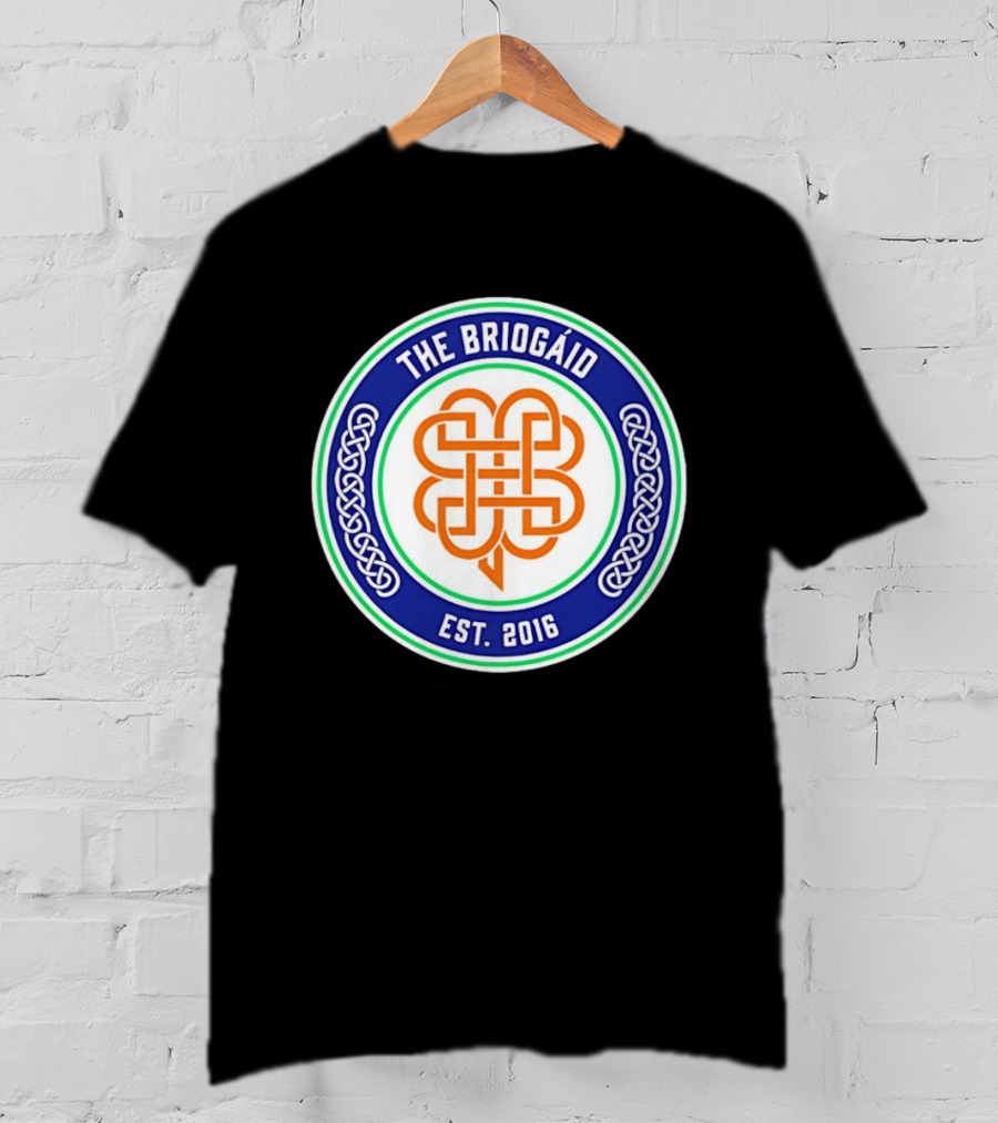 The Briogáid Celtic Knot Emblem EST 2016 T-Shirt